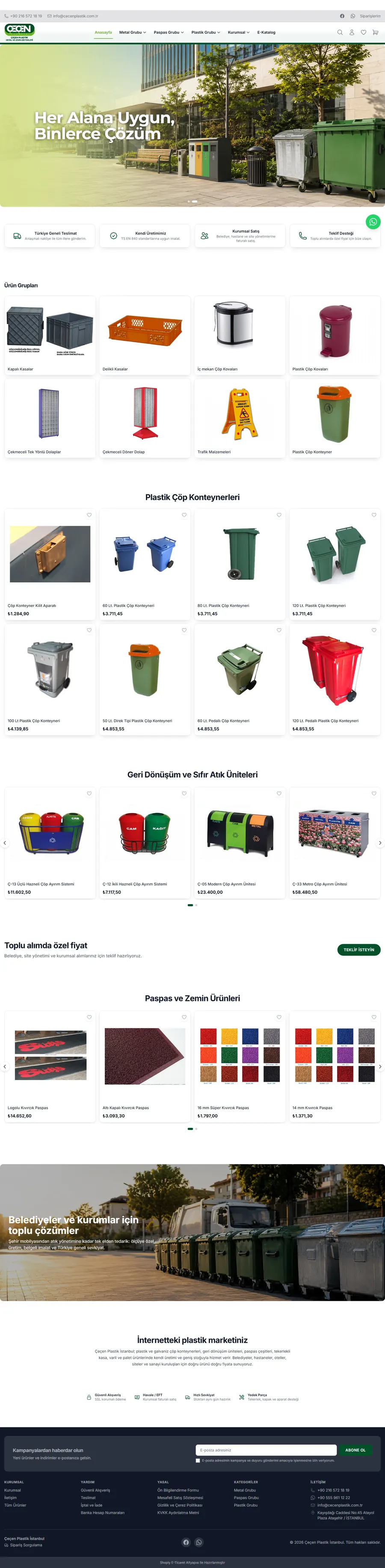 Endüstriyel plastik teması